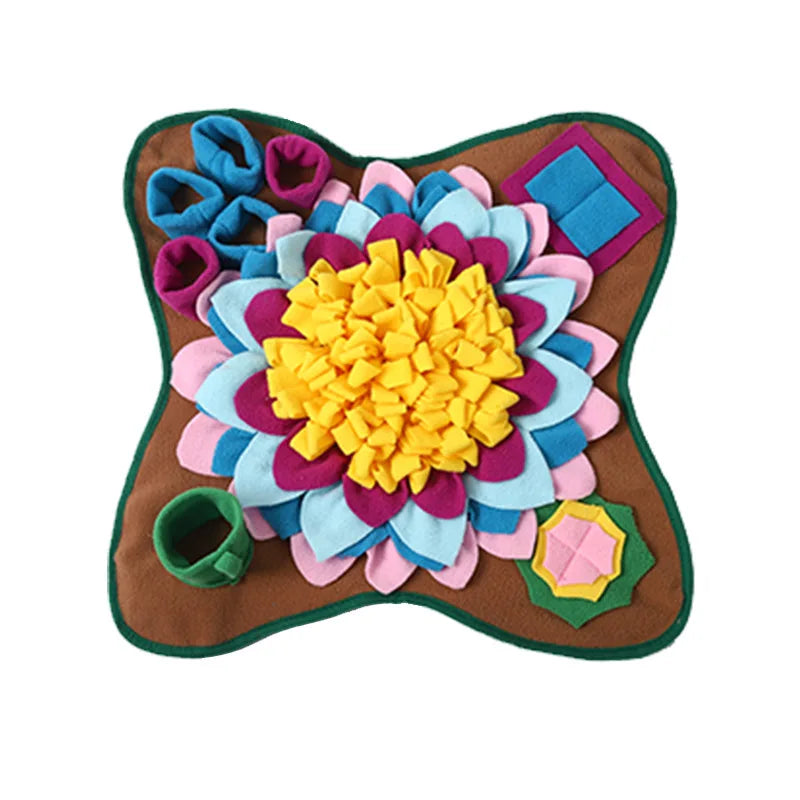 Alfombra snuffle para perros — juego de olfato y alimentación lenta