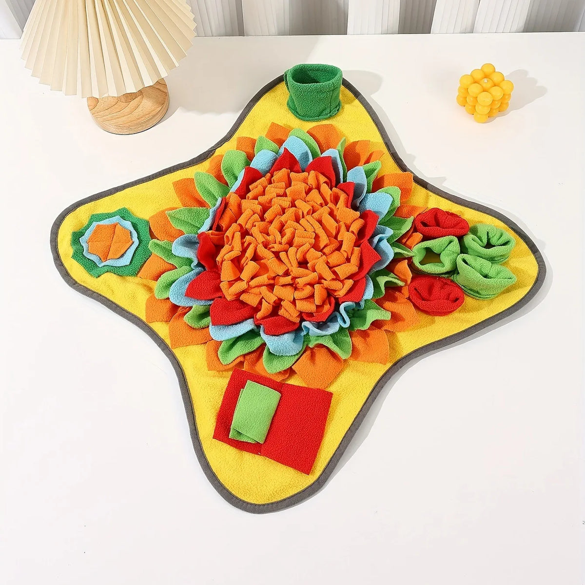 Alfombra snuffle para perros — juego de olfato y alimentación lenta